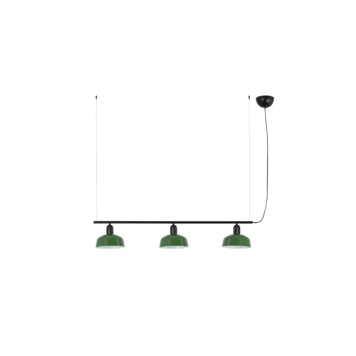Faro TATAWIN S metal 3L Colgante verde