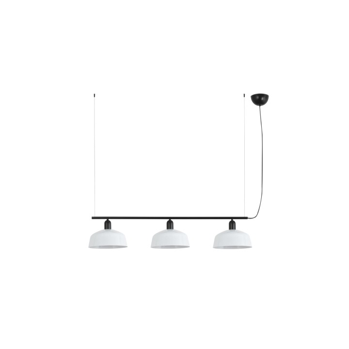 Faro TATAWIN M metal 3L Colgante blanca