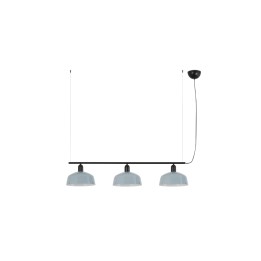 Faro TATAWIN M metal 3L Colgante azul grisáceo