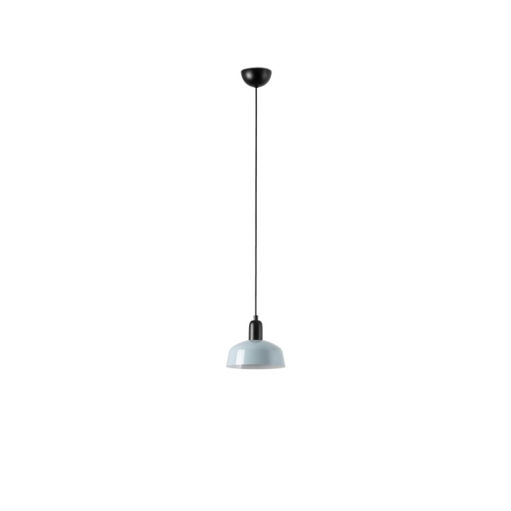 Faro TATAWIN S metal 1L Colgante azul grisáceo