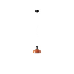 Faro TATAWIN S metal 1L Colgante naranja rojizo