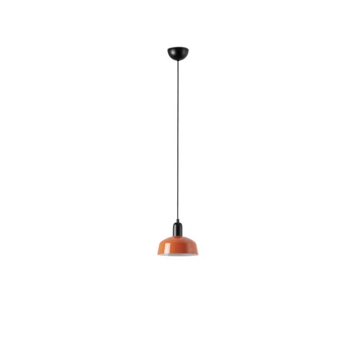 Faro TATAWIN S metal 1L Colgante naranja rojizo