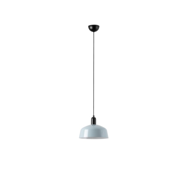 Faro TATAWIN M metal 1L Colgante azul grisáceo