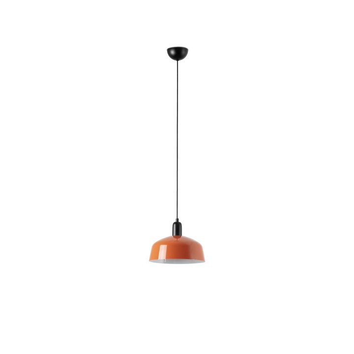 Faro TATAWIN M metal 1L Colgante naranja rojizo