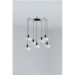 Faro TATAWIN S metal 7L Colgante blanca