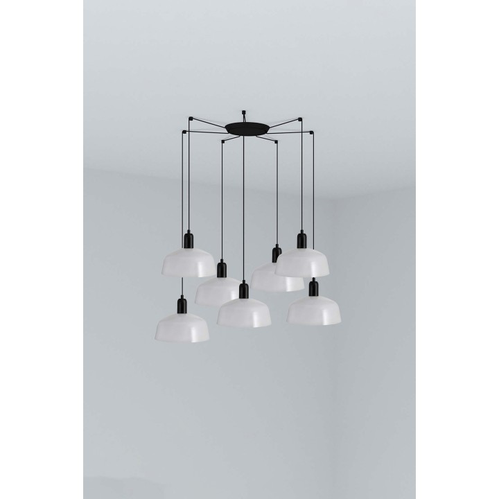 Faro TATAWIN M metal 7L Colgante blanca