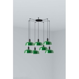 Faro TATAWIN M metal 7L Colgante verde