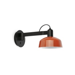 Faro TATAWIN Aplique metal brazo de pared naranja rojizo