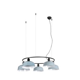 Faro TATAWIN M metal 5L Colgante circular blanco