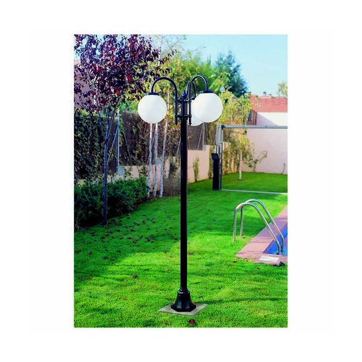 Farolas BOOM IP43 3xE27 3L. Negro