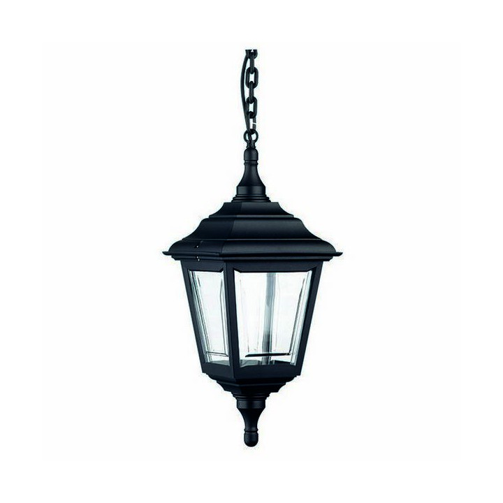 Lámpara Colgante para Exterior CLIC-CLAC 4 IP44 E27 60W Negro