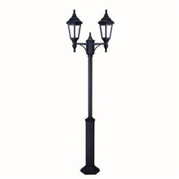 Farolas 2L. CLIC-CLAC 4 IP44 E27 60W Negro