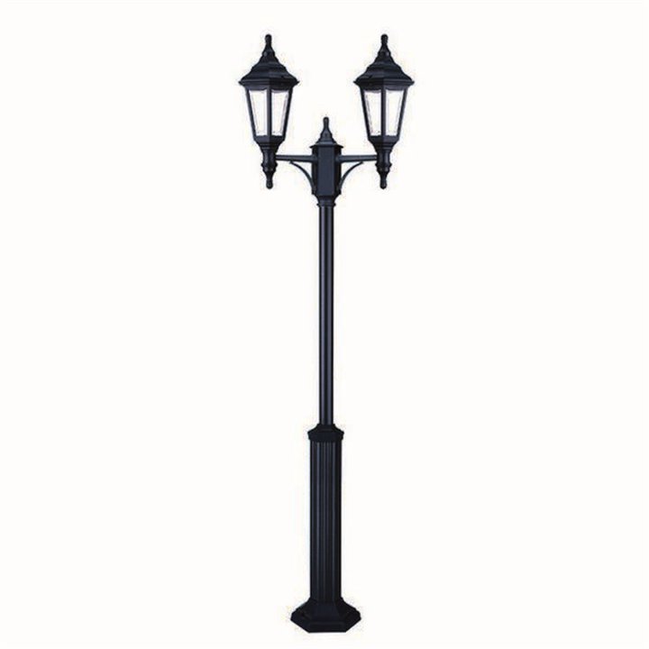 Farolas 2L. CLIC-CLAC 4 IP44 E27 60W Negro
