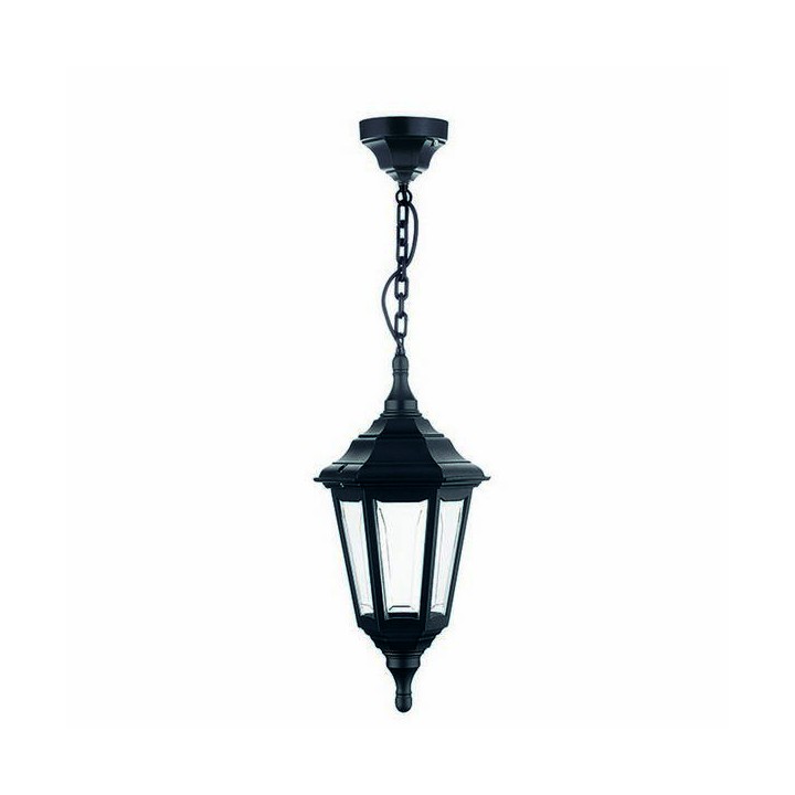 Lámpara Colgante para Exterior CLIC-CLAC 6 IP44 E27 60W Negro