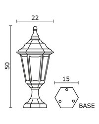 Lámpara Sobremuro para Exterior CLIC-CLAC 6 IP44 E27 60W Blanco