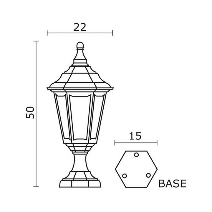 Lámpara Sobremuro para Exterior CLIC-CLAC 6 IP44 E27 60W Blanco