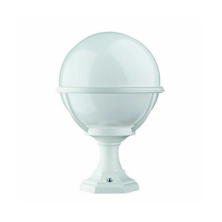 Lámpara Sobremuro para Exterior CLIC-CLAC GLOBO IP43 E27 60W Blanco