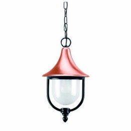 Lámpara Colgante para Exterior COB IP43 E27 Negro/cobre