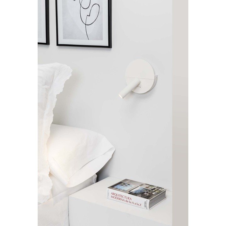 Faro DUAS USB C Aplique lector blanco