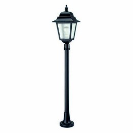 Farolas 1L. ELITE 4 IP43 E27 Transparente Negro