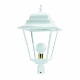 Cabezal para Farolas 1L. ELITE 4 IP43 E27 Mate Blanco