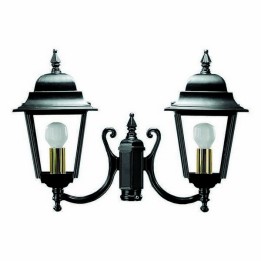 Cabezal para Farolas 2L. ELITE 4 IP43 E27 Mate Blanco