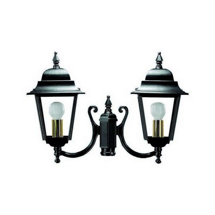 Cabezal para Farolas 2L. ELITE 4 IP43 E27 Mate Blanco