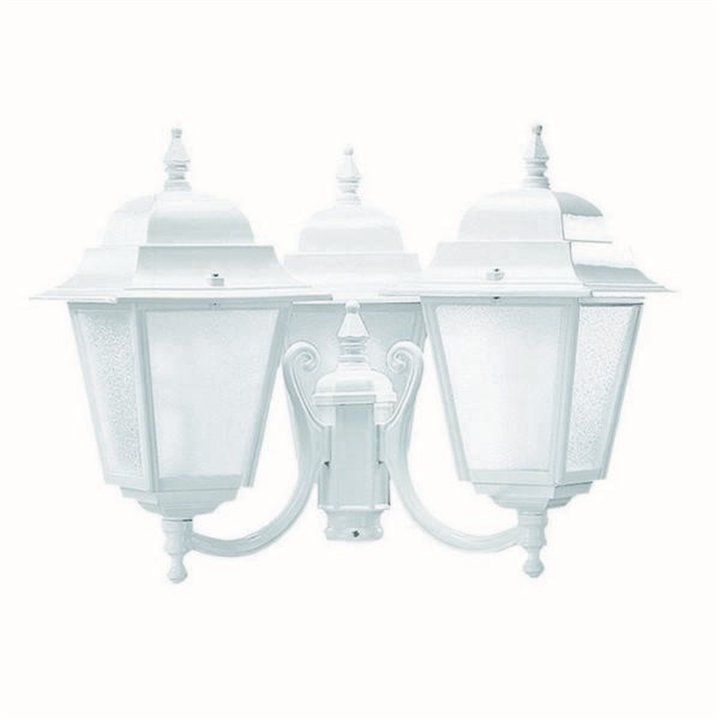 Cabezal para Farolas 3L. ELITE 4 IP43 E27 Mate Negro