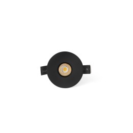 Faro LOX Empotrable orientable trimless negro 2700K