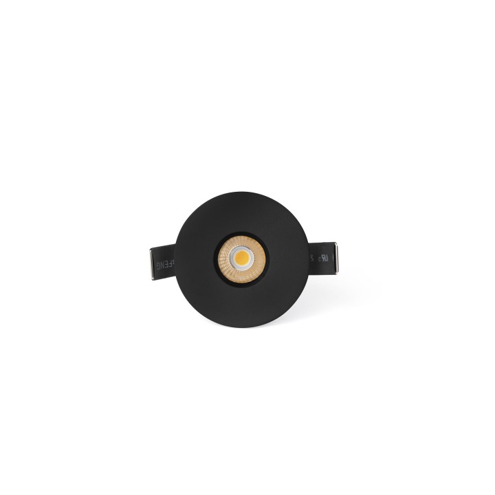 Faro LOX Empotrable orientable trimless negro 3000K