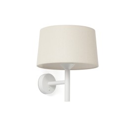 Faro WINDSOR Aplique blanco/lino