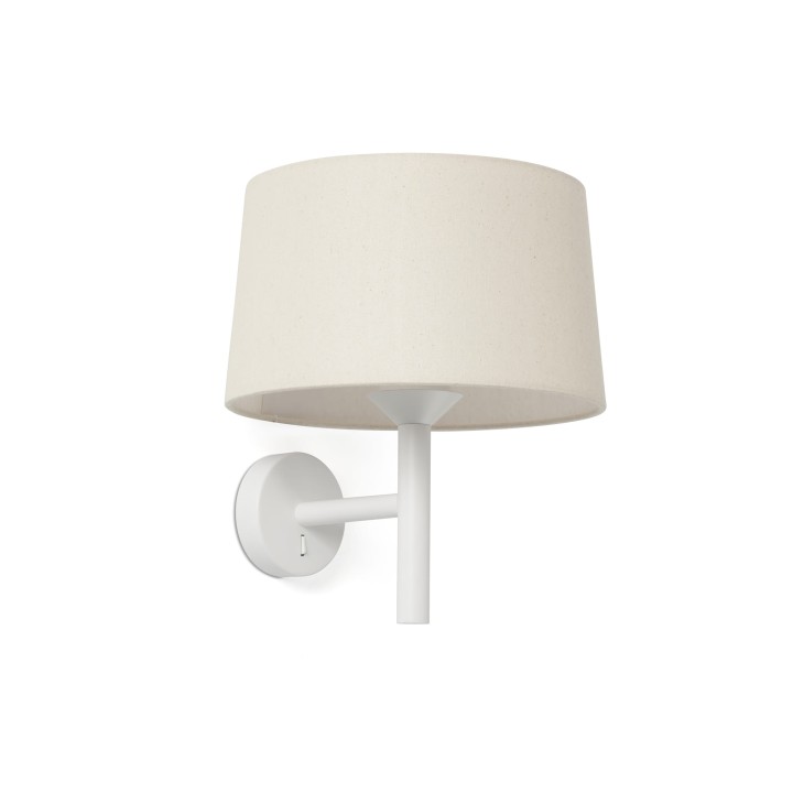 Faro WINDSOR Aplique blanco/lino