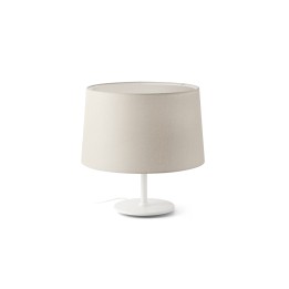 Faro WINDSOR Sobremesa blanca/lino