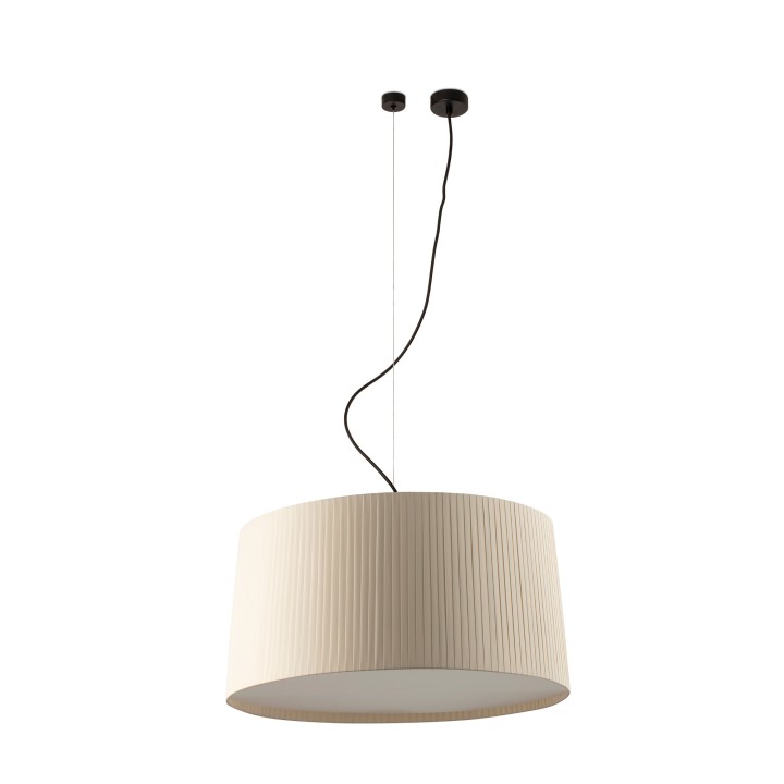 Faro SAMBA 700 Colgante desplazado negra/beige