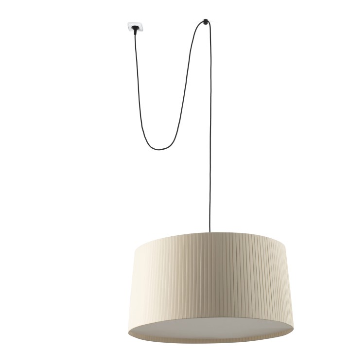 Faro SAMBA 700 Colgante negra/beige con clavija