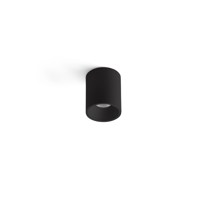 Faro ROL Plafón negro 9W