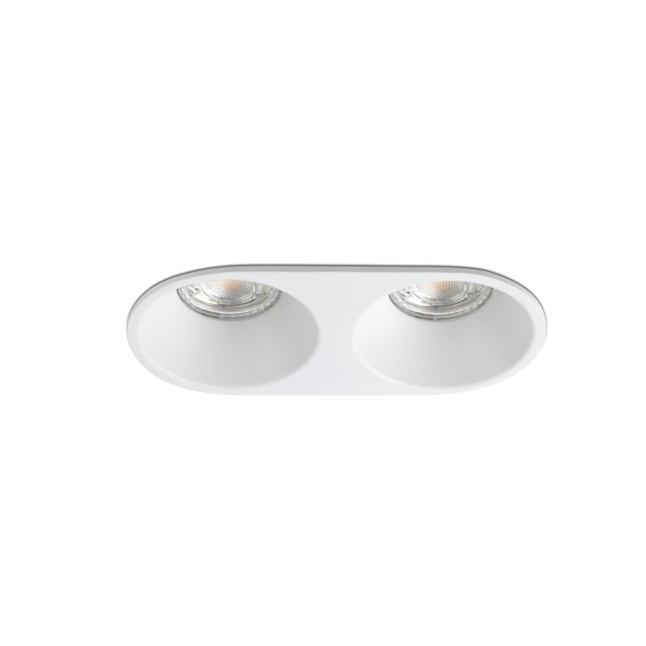 Faro GAS 2L Empotrable blanco