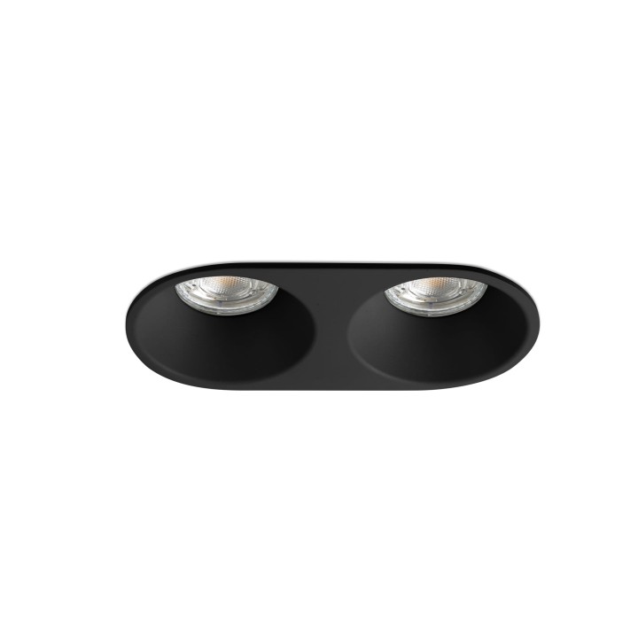Faro GAS 2L Empotrable negro