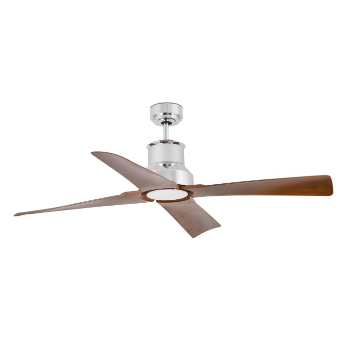 Faro WINCHE M LED Ventilador cromo/marrón UL
