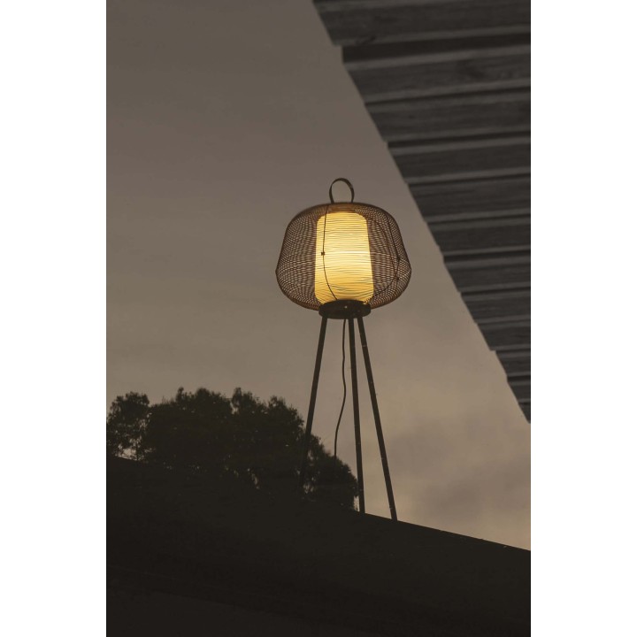 Faro NARA Lámpara de pie marrón óxido