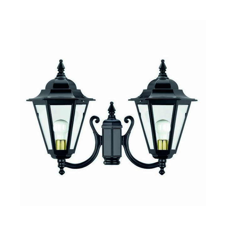 Cabezal para Farolas 2L. ELITE 6 IP43 E27 Transparente Blanco