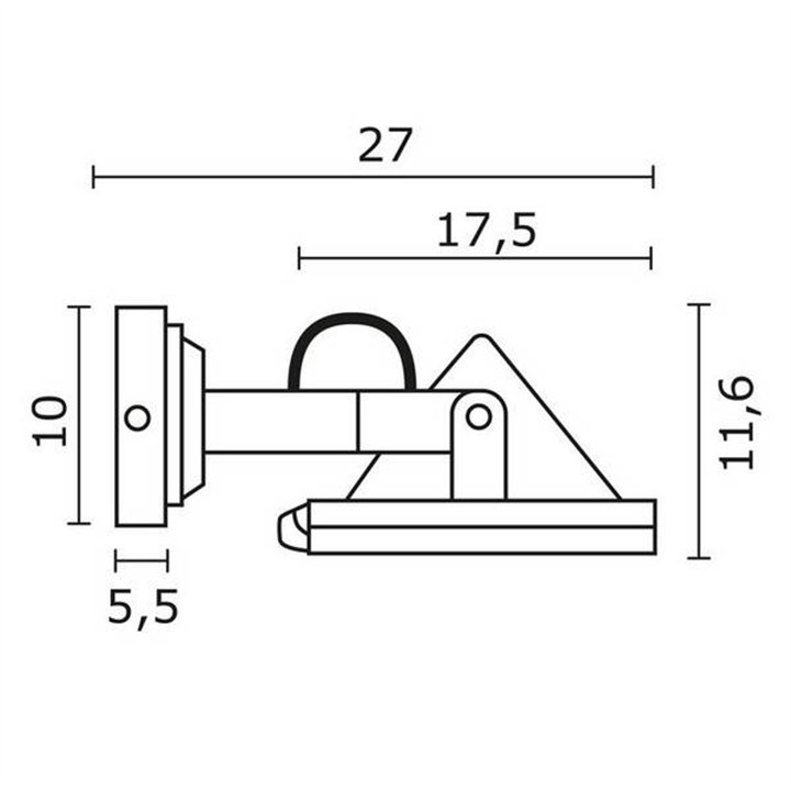 Proyector de Exterior EXTRA IP65 150W R7s (7,8cm) Gris