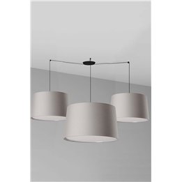 Faro WINDSOR Colgante múltiple negro/gris