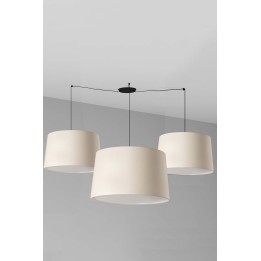 Faro WINDSOR Colgante múltiple negro/lino