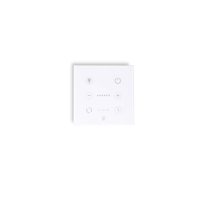 Faro Controlador de pared blanco para ventilador DC con luz regulable