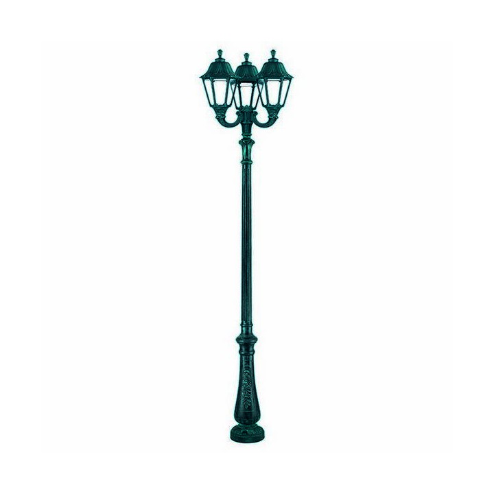Cabezal para Farolas 3L. INDURA BIG 6 IP65 GX53 Negro