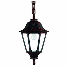 Lámpara Colgante para Exterior INDURA BIG 6 IP55 E27 Negro