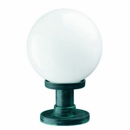 Lámpara Sobremuro para Exterior INDURA GLOBO IP55 E27 Negro
