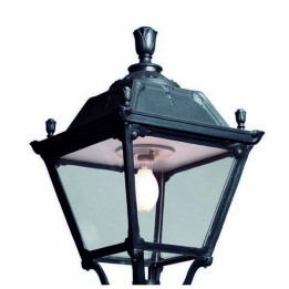 Cabezal para Farolas INDURA MEDIUM 4 IP55 GX53 Negro