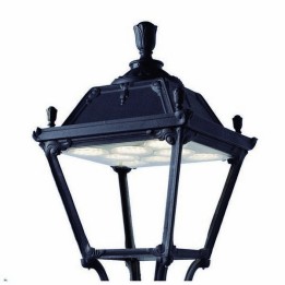 Cabezal para Farolas INDURA MEDIUM 4 IP65 GX53 Negro